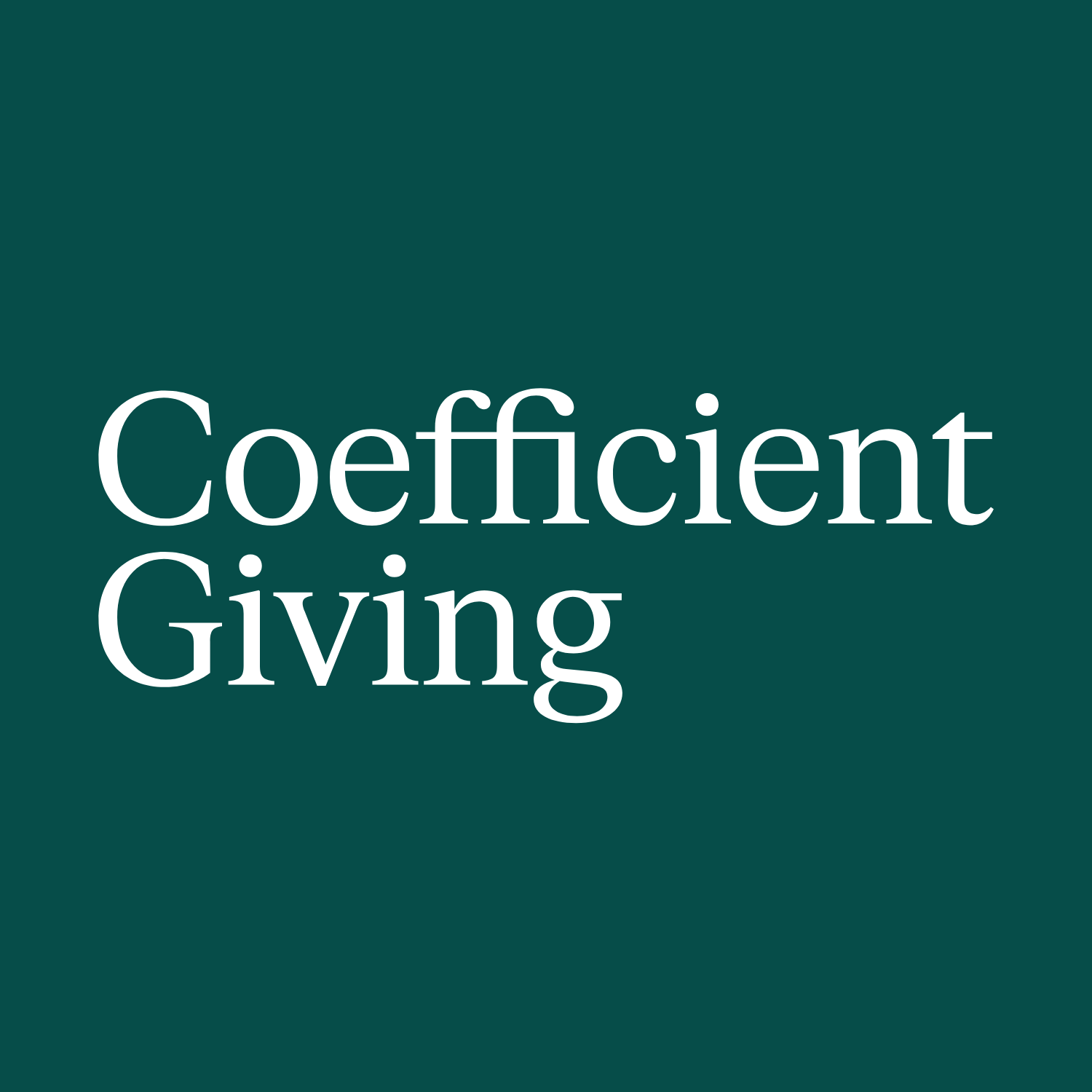 Coefficient Giving is hiring for remote Managing Director, Philanthropic Advisory