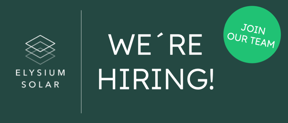 Elysium Solar GmbH is hiring for remote Initiativbewerbung