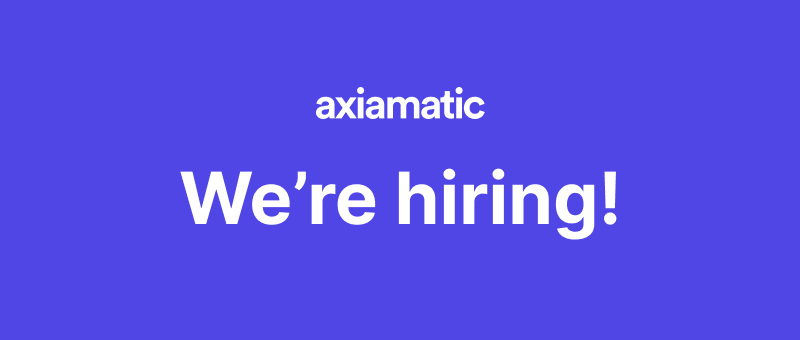 Axiamatic is hiring for remote Enterprise Account Executive