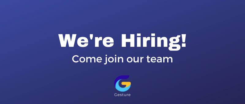 Gesture is hiring for remote Performance / Growth Lead Marketing