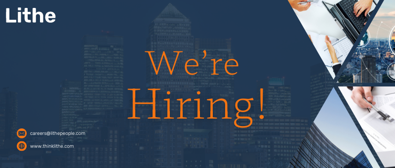 Lithe Consulting Ltd is hiring for remote Recruitment Consultant