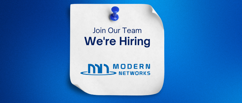 Modern Networks is hiring for remote Sales Coordinator