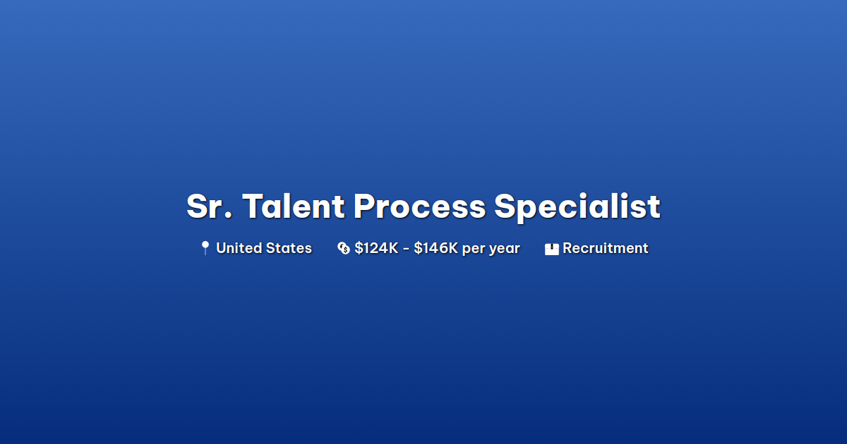 Sr. Talent Process Specialist at Coinbase Careers Page