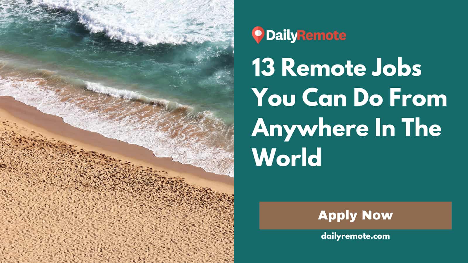 13 Remote Jobs You Can Do From Anywhere In The World
